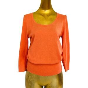 Ann Taylor Textured & Knit Long Sleeve Shirt